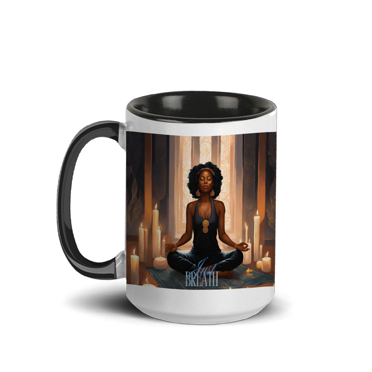 Just Breathe Girl Mug 15Oz (US)