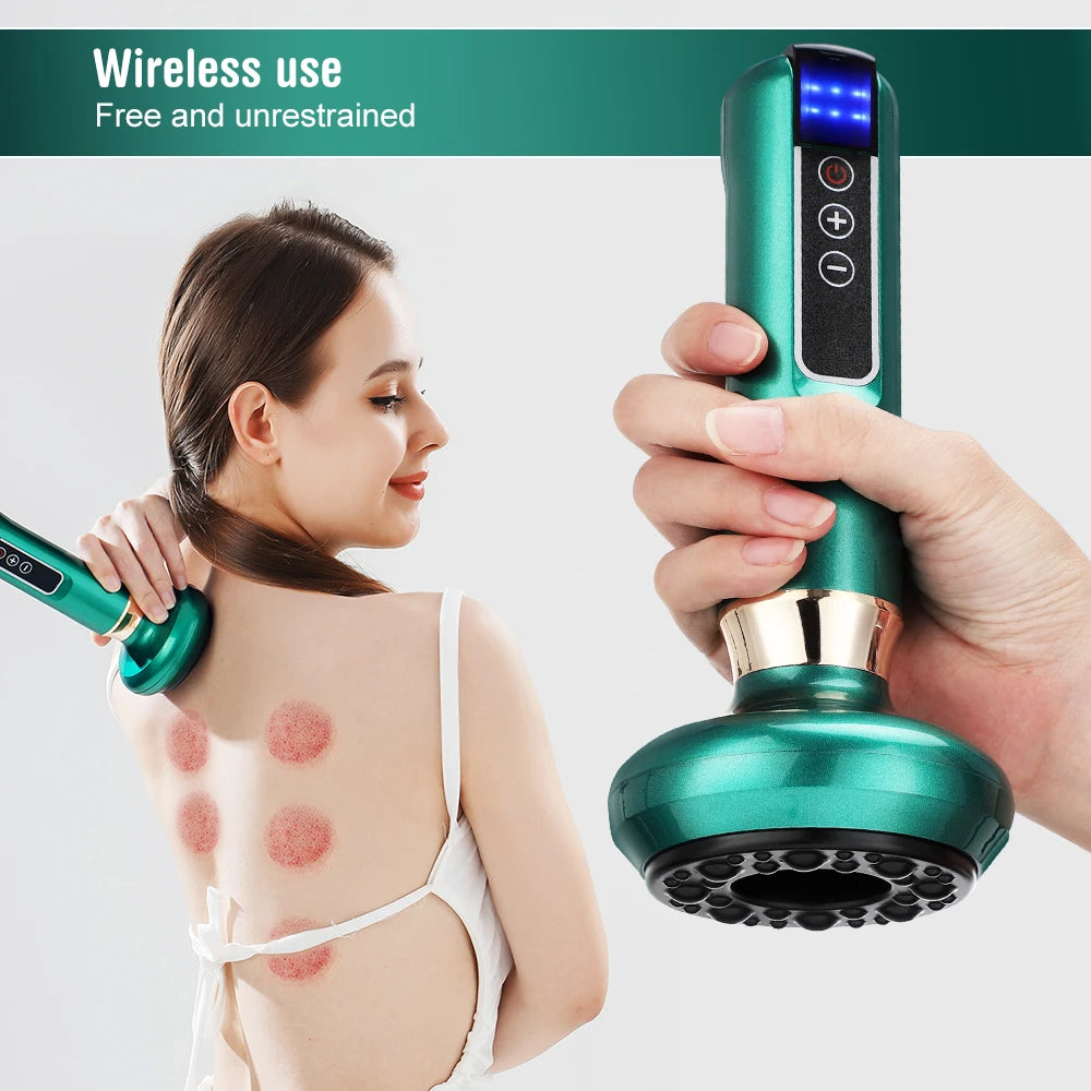 Transform Your Body and Glow with the Ultimate Electric Suction Cupping Therapy Set - Your Anti-Cellulite Vacuum Massager & Gua Sha Tool for Flawless Skin!